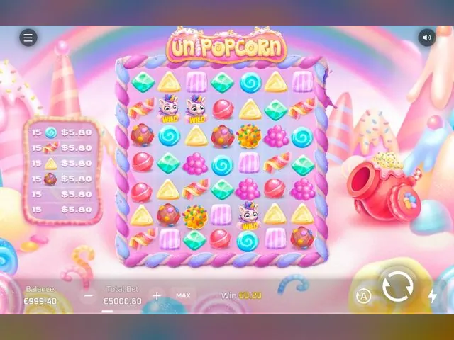 Unipopcorn slot oyunu