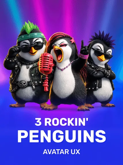 3 Rockin' Penguins slot oyunu
